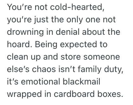 Screenshot 2025 04 27 at 5.58.41 PM Her In Laws Are Moving And Want Her To Store All Their Stuff, But She Loathes Clutter And Plans To Throw A Lot Of It Away