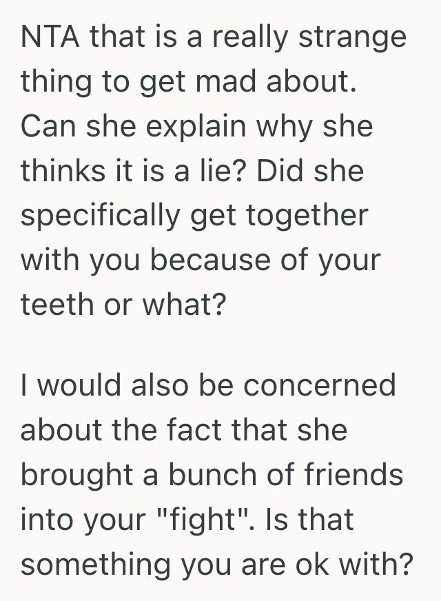 Screenshot 2025 04 28 at 11.54.38 AM One Man Never Mentioned His Dental Implants To His Girlfriend, So When She Found Out, She Felt Deceived And Started A Huge Fight