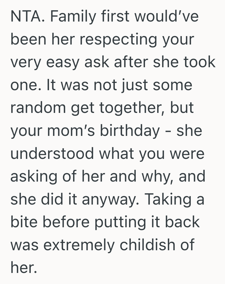 Screenshot 2025 04 28 at 12.18.48 PM She Asked Everyone To Wait For The Cupcakes, But Her Brother’s Girlfriend Ignored The Request And It Stirred Up Family Tension