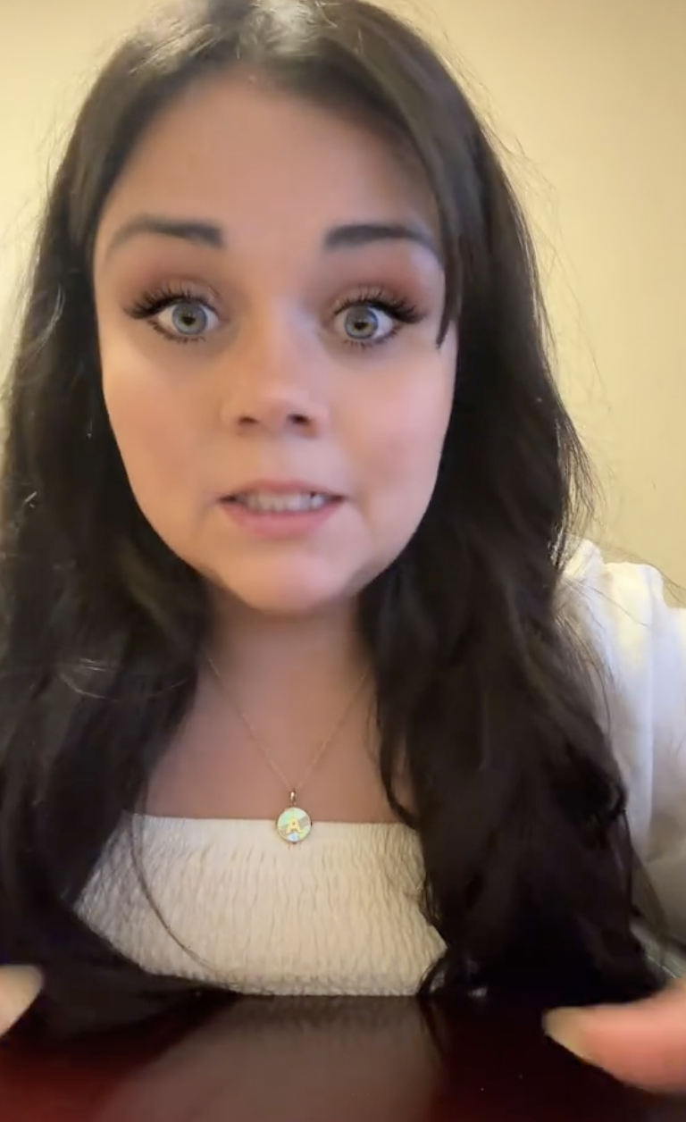 woman with long brown hair