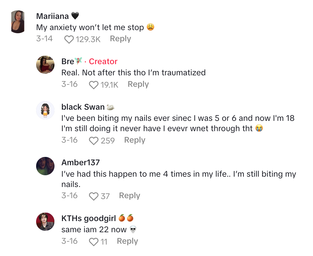 Screenshot 2025 04 30 at 11.27.14 PM Hospital Patient Issues Warning About Nail Biting After She Need Minor Surgery To Wipe Out The Bacteria