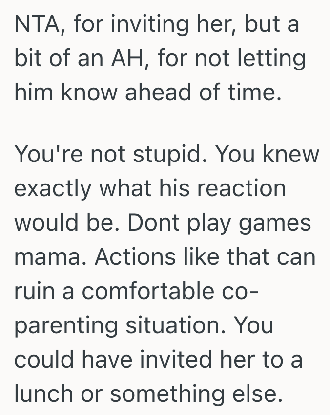 Screenshot 2025 04 30 at 3.50.03 PM Woman Invites A Previous Partners Ex Wife To Her Sons Birthday Party, And Her Hes Not Happy About It