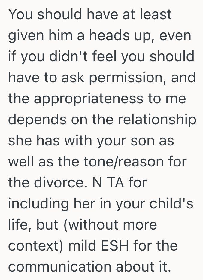 Screenshot 2025 04 30 at 3.50.24 PM Woman Invites A Previous Partners Ex Wife To Her Sons Birthday Party, And Her Hes Not Happy About It