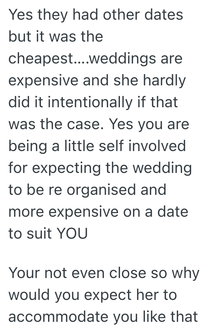 Screenshot 2025 04 30 at 7.08.38%E2%80%AFPM Her Stepsisters Wedding Is The Same Day As Her Late Mothers Birthday, So She Doesnt Want To Go To Attend