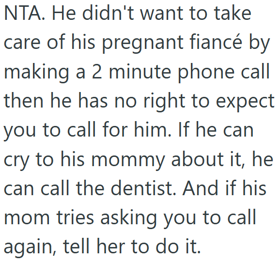 Screenshot 2 0e23b0 Pregnant Woman Asked Her Fiancé To Call The Dentist For Her But He Said No, So She Returned The Non Favor A Year Later