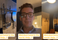 ‘It’s not actually a real window.’ – Guest Checked Into A Moxy Hotel And Found Numerous Odd Features That Other Hotels Don’t Have