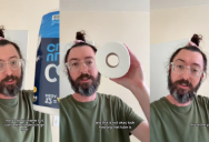 ‘You thought I wouldn’t notice?’ – Customer Picked Up A New Pack Of Toilet Paper, But Then He Realized Something Devious About The Tube
