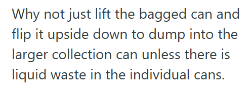 Trash Bags 1 Coworker Insisted She Follow Her Trash Routine, But When It Backfired She Tried To Shift The Blame