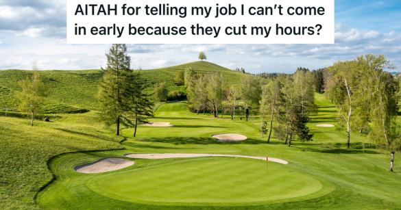 beautiful green golf course