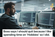 Employee Revamps The Design For The Company’s Website, Even Though That’s Technically Not Part Of His Job Description. So When The Boss Told Him To Quit To Pursue His “Hobby,” He Turned It Into His Career.