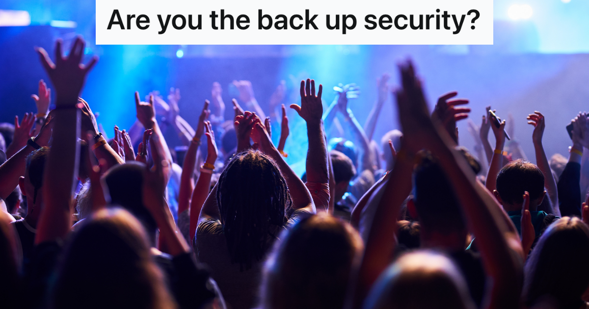 He Got Mistaken For Security At An Aerosmith Concert, Which Meant He Got To Go Backstage And Meet The Band