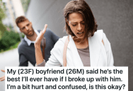 Girlfriend Tries To Break Up With Her Boyfriend, But His Words Make Her Change Her Mind And Reconsider Their Relationship