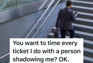 Bank Management Sent Someone To Shadow The Team At Another Office, But One Of The Employees Made This Guy’s Day Extra Difficult
