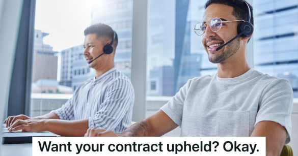 two customer service reps wearing headsets and typing