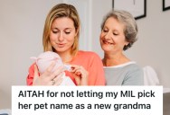 She Didn’t Like The Nickname Her Mother-in-Law Chose, But Even Her Husband Refused To Intervene After She Asked Him To