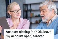 Man Wanted To Transfer His Retirement Funds Into Another Account, But Refused To Pay The $50 Closing Fee. So He Kept The Account Open And Started A Petty Tradition.