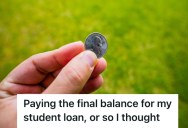 Former Student Was Charged 5 More Cents After Paying Off His College Loans, So He Sent The Lending Company A Dime And Charged The Postage To Them