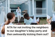 Woman Kicked Out Her Uninvited Neighbors From Her Daughter’s Party, So They Wrote Her A Stern Letter