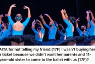 Her Friend Wanted To Take Her Parents And Sister To An Event, So This Young Lady Didn’t Buy Her A Ticket Because It Was A Night Out Just For The Girls