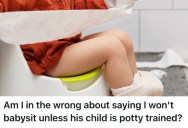 Uncle Had To Change His 4-Year-Old Nephew’s Soiled Diapers, So He Told His Brother He Wouldn’t Babysit Again Until The Kid Is Potty Trained