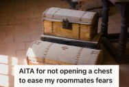 His Roommate Wanted Him To Open A Chest To Confirm What’s Inside, But He Said No Because He Doesn’t Have The Key