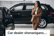 Husband Was Told He Had To Be Present For His Wife’s Test Drive, So He Showed Up In A Ridiculous Manner That Made The Dealership Change Their Mind