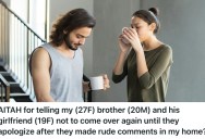 Her Brother And His Girlfriend Made Rude Comments About Her And Her Humble Home, So Her Boyfriend Kicked Them Out Immediately