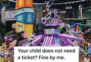 Rude Customer Lied About His Son’s Age To Get A Free Ticket, But This Woman Caught Him When He Wanted Access To Another Area Of The Amusement Park