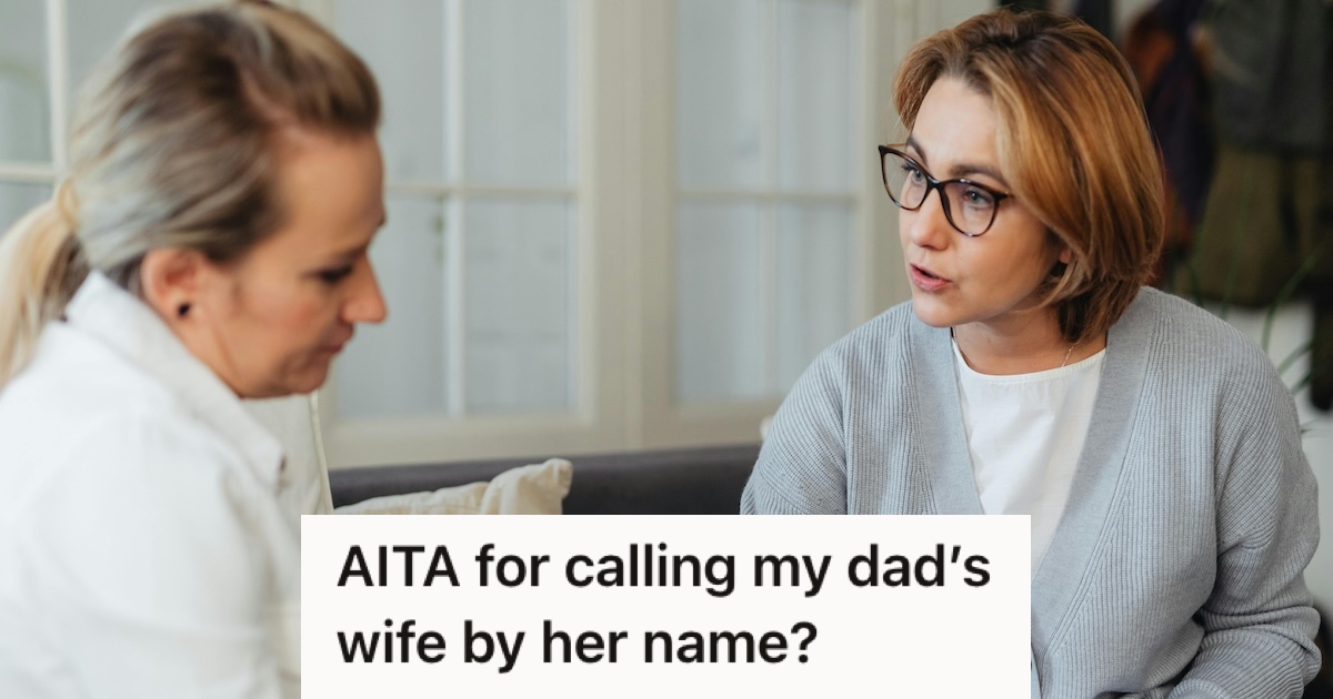 Two women talking about a serious matter