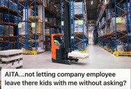 Dad Brought His Kids To Work When They Were On Spring Break, But His Coworker Refused To Babysit And Threatened To Call DCFS