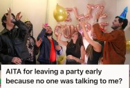 Woman Was Invited To A Party Where She Doesn’t Know Anyone, So She Decided To Leave After An Hour Because She Was Bored