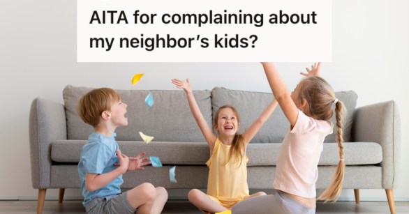 Kids playing at home with papers and confettis while laughing and shouting