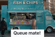 An Entitled Customer Cut In Line At The Fish And Chips Van, So The Owner Taught Him A Lesson Just By Staying Quiet
