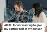 His Partner Was Demanding That He Gives Her Half Of His Bonus, But This Man Said No Because He Thinks She’s Being Unfair