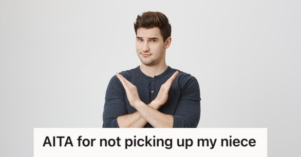 Man crossing his arms in front of his chest signaling "no"