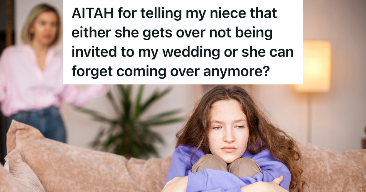 woman yells at sad teenage girl