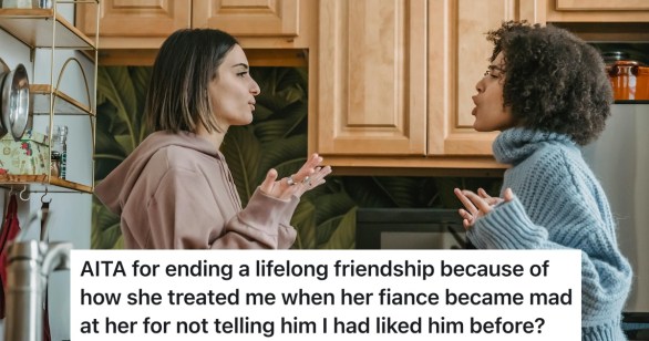 two women arguing and fighting with each other