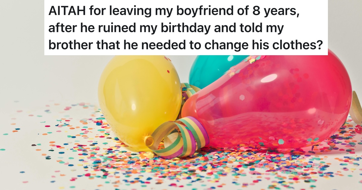 balloons and confetti on the floor