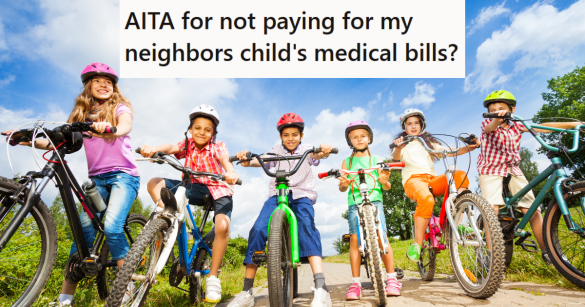 Group of kids on bikes outside