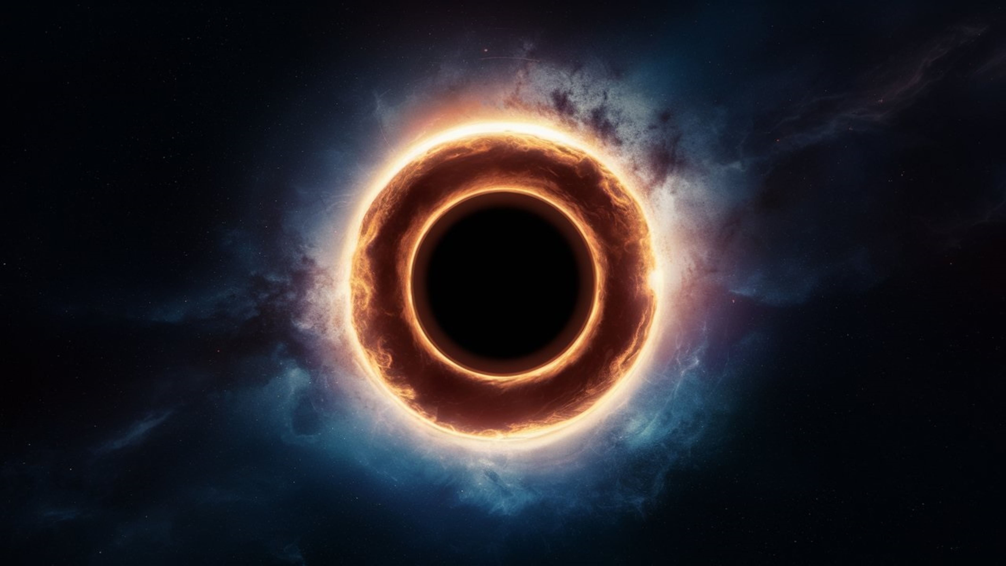 Artist depiction of a black hole
