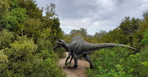 dinosaur in the forest