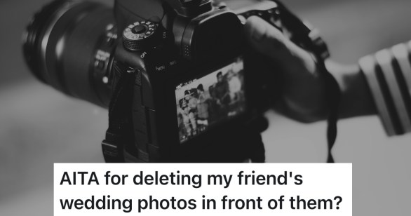 camera taking photos of a wedding