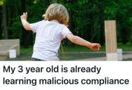 Mother Set Ground Rules To Prevent Son From Getting His Feet Wet, But The Toddler Found A Hilarious Loophole The Mother Didn’t Expect