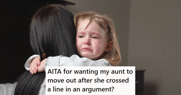 Young Crying Daughter Being Comforted By Mom