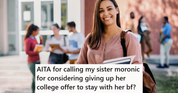 College woman smiling on campus