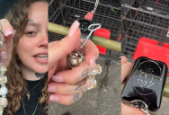 These Carts Usually Require A Quarter to “Rent” While Shopping, But You May Be Able to Use This Keychain Trick Instead