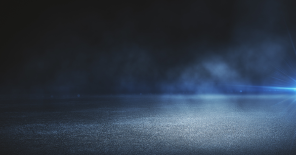 Artists depiction of space with fog