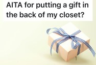 Sister-In-Law Buys F1 Fan Rival Team Merch Despite Warnings, But Then She Gets Upset When The Gift Ends Up In The Closet