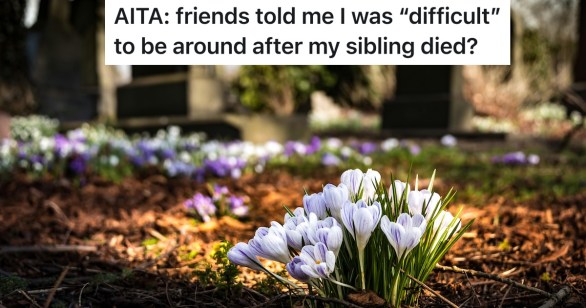 graveyard with flowers