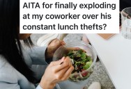 A Coworker Repeatedly Steals Lunches, So This Colleague Finally Snaps And Confronts Him In Front Of Everyone